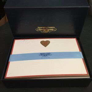 NIB dempsey & carroll chinese heart 10 card & envelope set. Stationary Hand engr